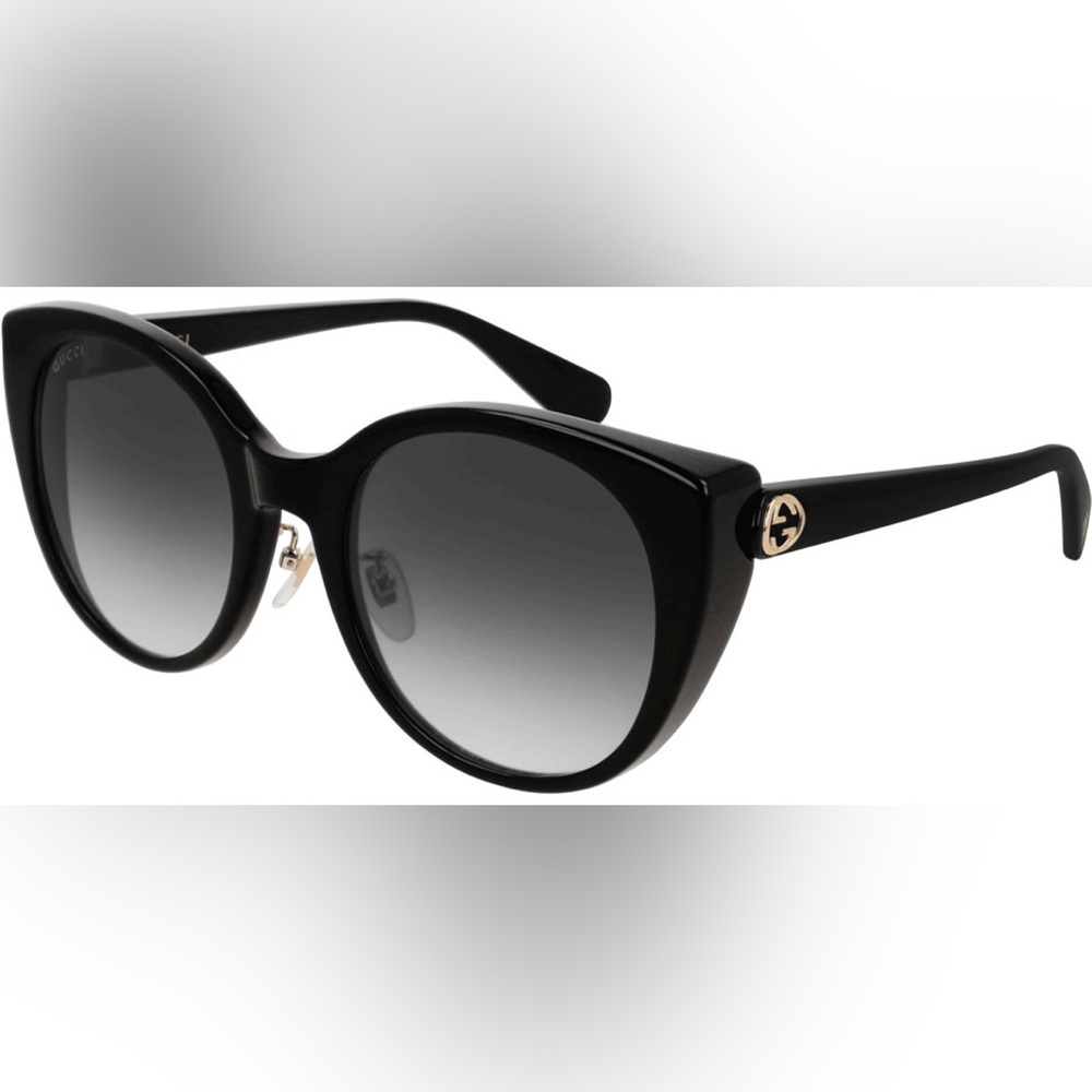 Gucci Black and Gold Sunglasses